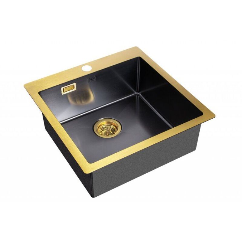 Мойка кухонная ZorG Inox A 5151 BR/GRAFIT из нержавеющей стали, графит/бронза Мойка кухонная ZorG Inox A 5151 BR/GRAFIT из нержавеющей стали, графит/бронза