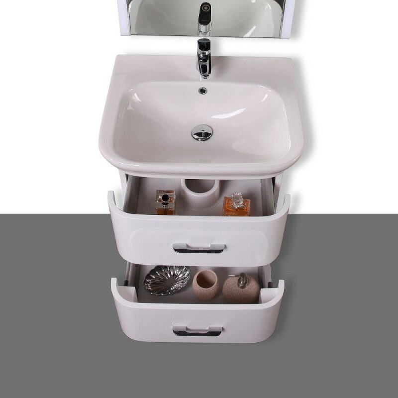 Раковина BelBagno Alpina ALP-600-CB-LVB, 60 см, фаянс, белый