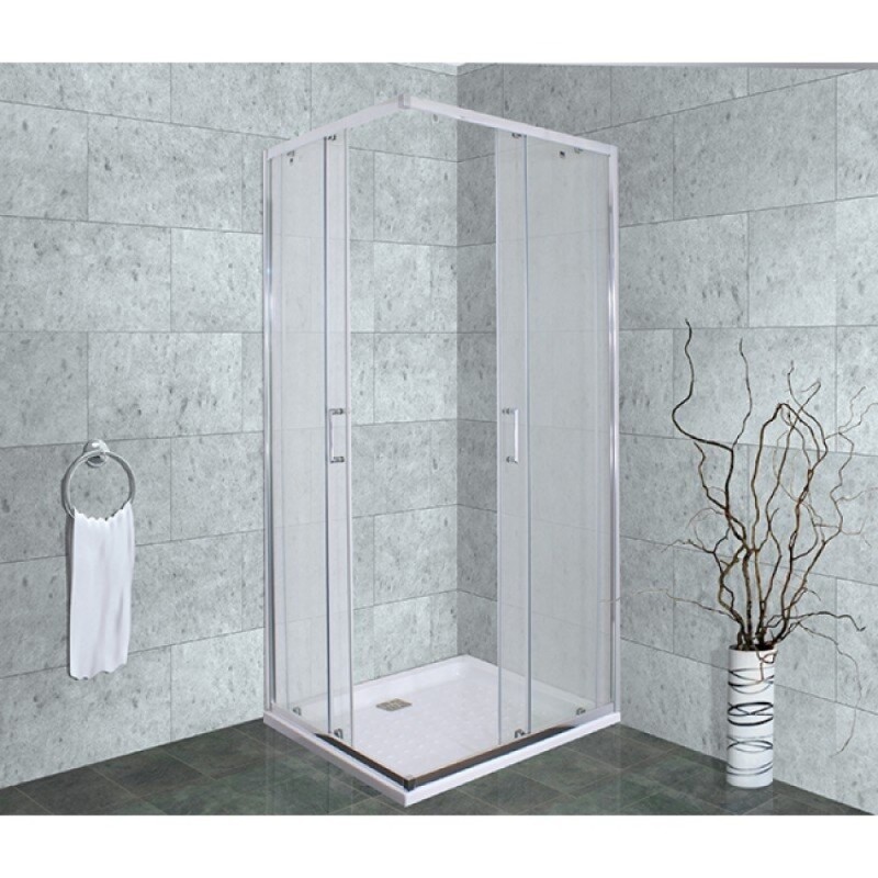 Душевой уголок Timo Altti-611 F Foggy Glass, стекло матовое дымчатое, 100 х 100 х 190 см
