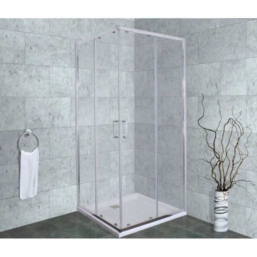 Душевой уголок Timo Altti-619 C Clean Glass, стекло прозрачное, 90 х 90 х 190 см