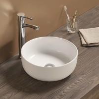 Раковина Art&Max, AM-102, 36 см, фаянс, цвет белый