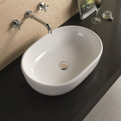Раковина Art&Max, AM-5006, 59 см, фаянс, цвет белый