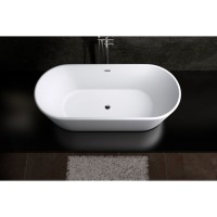 Ванна акриловая Art&Max Platino AM-525-1700-745, 170 x 74.5 см, слив-перелив и донный клапан в комплекте, белый