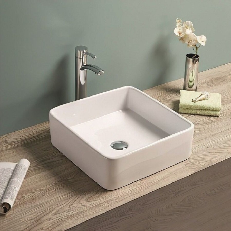 Раковина Art&Max, AM-7050-D, 42 см, фаянс, цвет белый