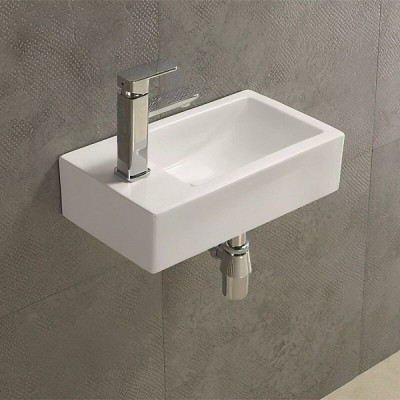 Раковина Art&Max, AM-7948-R, 45 см, фаянс, цвет белый