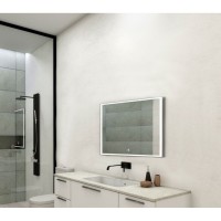 Зеркало Art&Max Arezzo AM-Are-1200-800-DS-FC 120 x 80 см с подсветкой, диммер, хром матовый