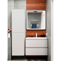 Шкаф-пенал подвесной Art&Max AM-Bianchi-1500-2A-SO-BM, 40 см, белый матовый
