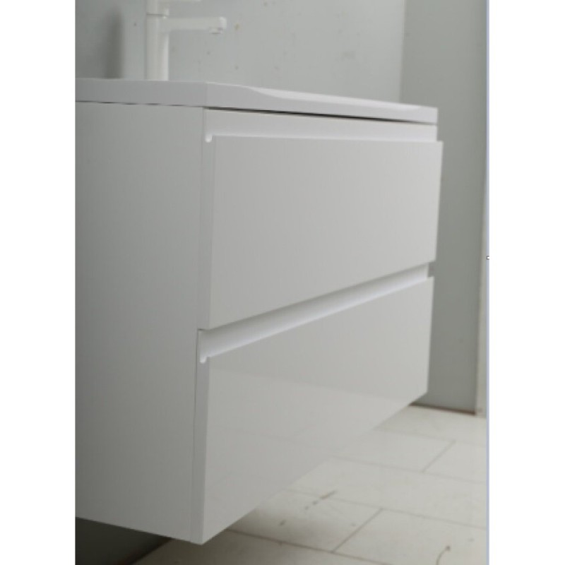 Тумба под раковину Art&Max AM-Bianchi-750-2C-SO-BM, 75 x 45 x 55 см подвесная, белый матовый