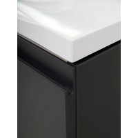 Тумба под раковину Art&Max AM-Bianchi-750-2C-SO-GM, 75 см, подвесная, 2 ящика, серый матовый