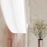 Зеркало Art&Max Bologna 77 см с подсветкой и функцией антизапотевания, AM-Bol-D770-DS-F-H