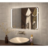 Зеркало Art&Max Elegant AM-Ele-1000-800-DS-F, 100 х 80 см, с подсветкой