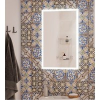 Зеркало Art&Max Family AM-Fam-400-640-DS-F 40 см с подсветкой