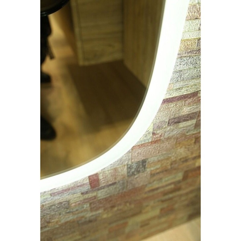 Зеркало Art&Max Forli AM-For-650-800-DS-F, 65 см, LED подсветка, сенсорный выключатель, диммер, цвет белый