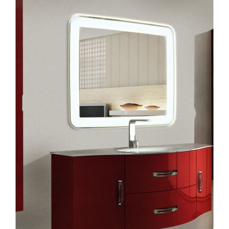 Зеркало Art&Max Latina AM-Lat-1000-800-DS-F 100 x 80 см с подсветкой, диммер