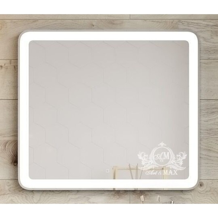 Зеркало Art&Max Latina AM-Lat-900-800-DS-F 90 x 80 см с подсветкой, диммер