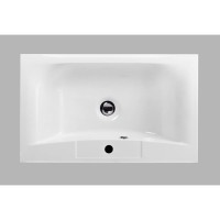 Раковина Art&Max AM-LAV-750-MR-FP 75 см искусственный мрамор, белый