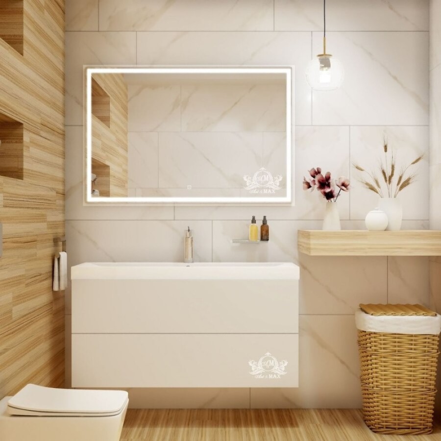 Зеркало Art&Max Monza AM-Mon-1200-800-DS-F 120 x 80 см с подсветкой, диммер