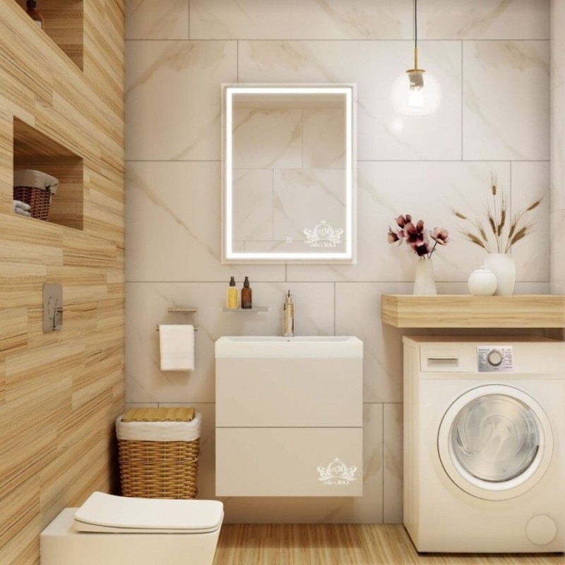 Зеркало Art&Max Monza AM-Mon-600-800-DS-F 60 x 80 см с подсветкой, диммер