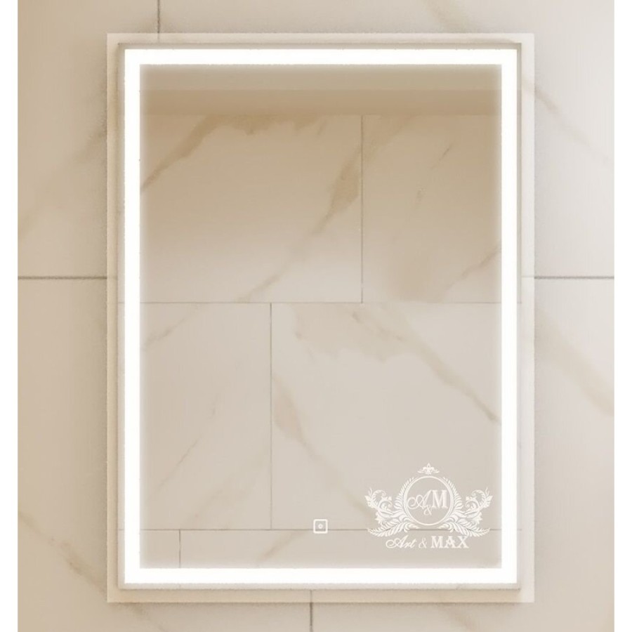 Зеркало Art&Max Monza AM-Mon-600-800-DS-F 60 x 80 см с подсветкой, диммер