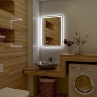 Зеркало Art&Max Monza AM-Mon-600-800-DS-F 60 x 80 см с подсветкой, диммер