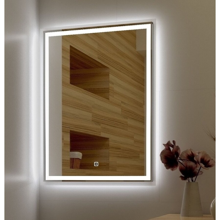 Зеркало Art&Max Monza AM-Mon-900-800-DS-F 90 x 80 см с подсветкой, диммер