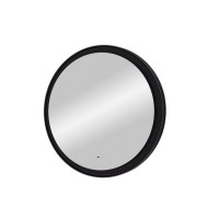 Зеркало Art&Max Napoli AM-Nap-1000-DS-F, 100 см, LED-подсветка, датчик движения, бесконтактный сенсор, цвет черный матовый