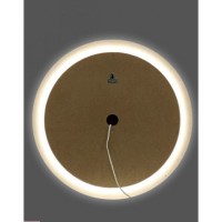 Зеркало Art&Max Napoli AM-Nap-1000-DS-F-White, 100 см, цвет белый матовый
