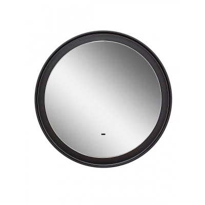 Зеркало Art&Max Napoli AM-Nap-600-DS-F, 60 см, LED-подсветка, датчик движения, бесконтактный сенсор, цвет черный матовый