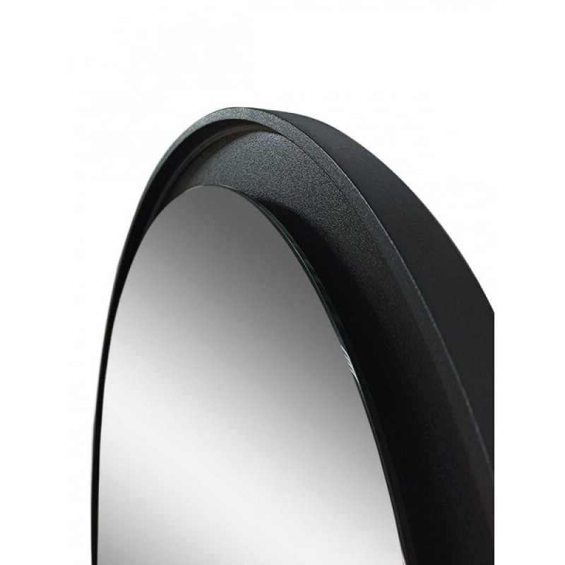Зеркало Art&Max Napoli AM-Nap-600-DS-F, 60 см, LED-подсветка, датчик движения, бесконтактный сенсор, цвет черный матовый