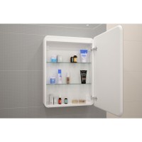 Зеркальный шкаф Art&Max Platino 60 x 80 см с подсветкой, диммер, антизапотевание, левый/правый