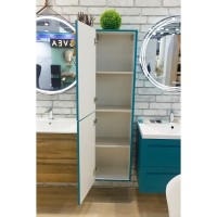 Пенал Art&Max Platino AM-Platino-1500-2A-SO-TM, 40 см, подвесной, цвет бирюзовый матовый