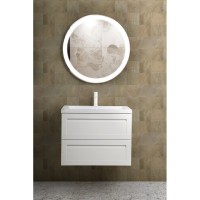 Тумба под раковину Art&Max AM-Platino-750-2C-SO-BM, 75 x 48 x 55 см подвесная, белый матовый