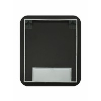 Зеркало Art&Max Ravenna AM-Rav-600-700-DS-F, 60 см, LED-подсветка, датчик движения, бесконтактный сенсор, цвет белый
