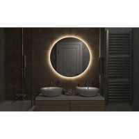 Зеркало Art&Max Sanremo AM-San-800-DS-C, 80 см, LED-подсветка, датчик движения, бесконтактный сенсор, цвет белый