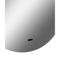 Зеркало Art&Max Sanremo 80 см с подсветкой, круглое, AM-San-800-DS-F