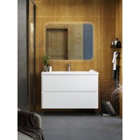 Тумба под раковину Art&Max AM-Sanremo-1000-2C-SO-BL, 100 см подвесная, bianco lucido