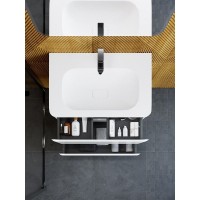 Тумба под раковину Art&Max AM-Sanremo-800-2C-SO-BL, 80 см подвесная, bianco lucido