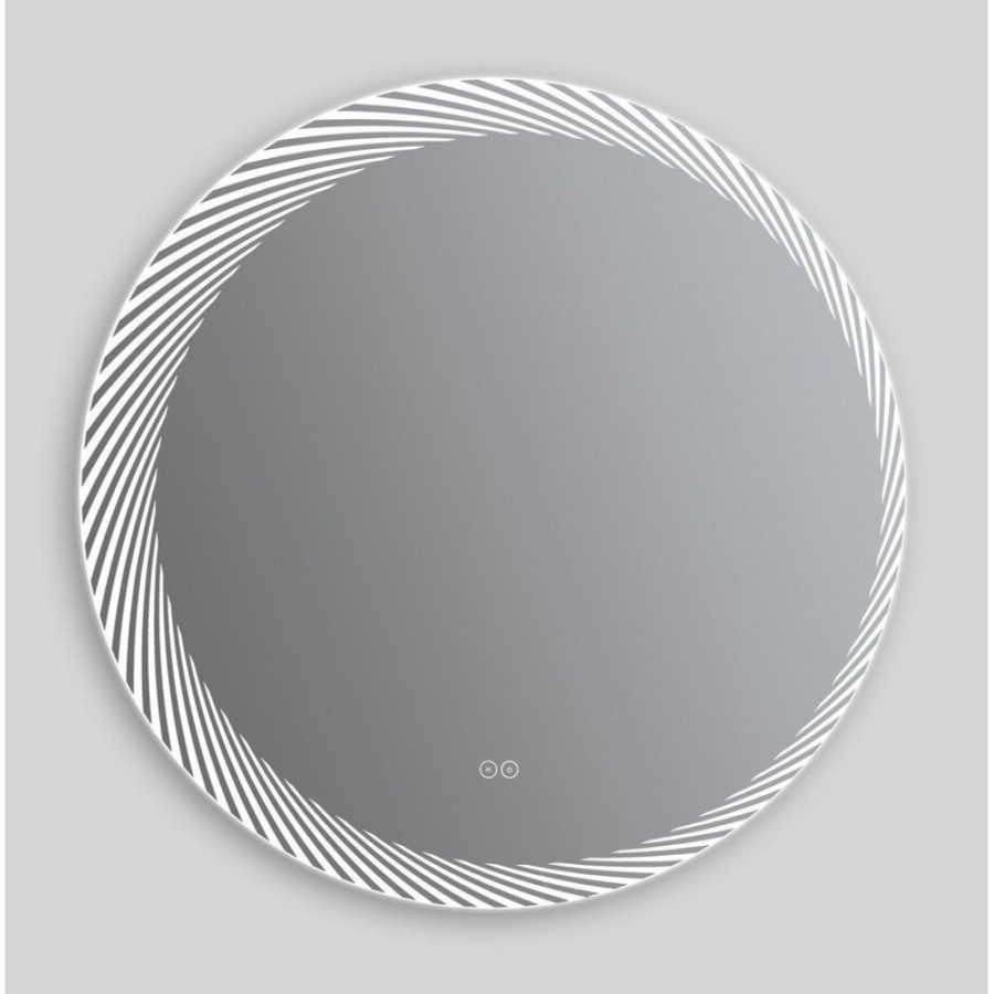 Зеркало Art&Max Sculpture AM-Scu-D770-DS-F-H 77 x 77 см с подсветкой, диммер, антизапотевание
