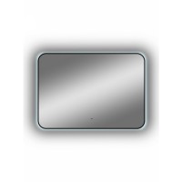 Зеркало Art&Max Siena, AM-Sie-1200-700-DS-F, 120 см, с LED-подсветкой, инфракрасный сенсор, датчик движения, диммер, цвет черный