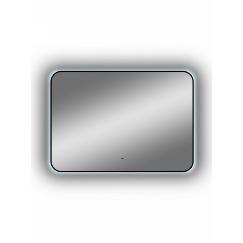 Зеркало Art&Max Siena, AM-Sie-1200-700-DS-F, 120 см, с LED-подсветкой, инфракрасный сенсор, датчик движения, диммер, цвет черный