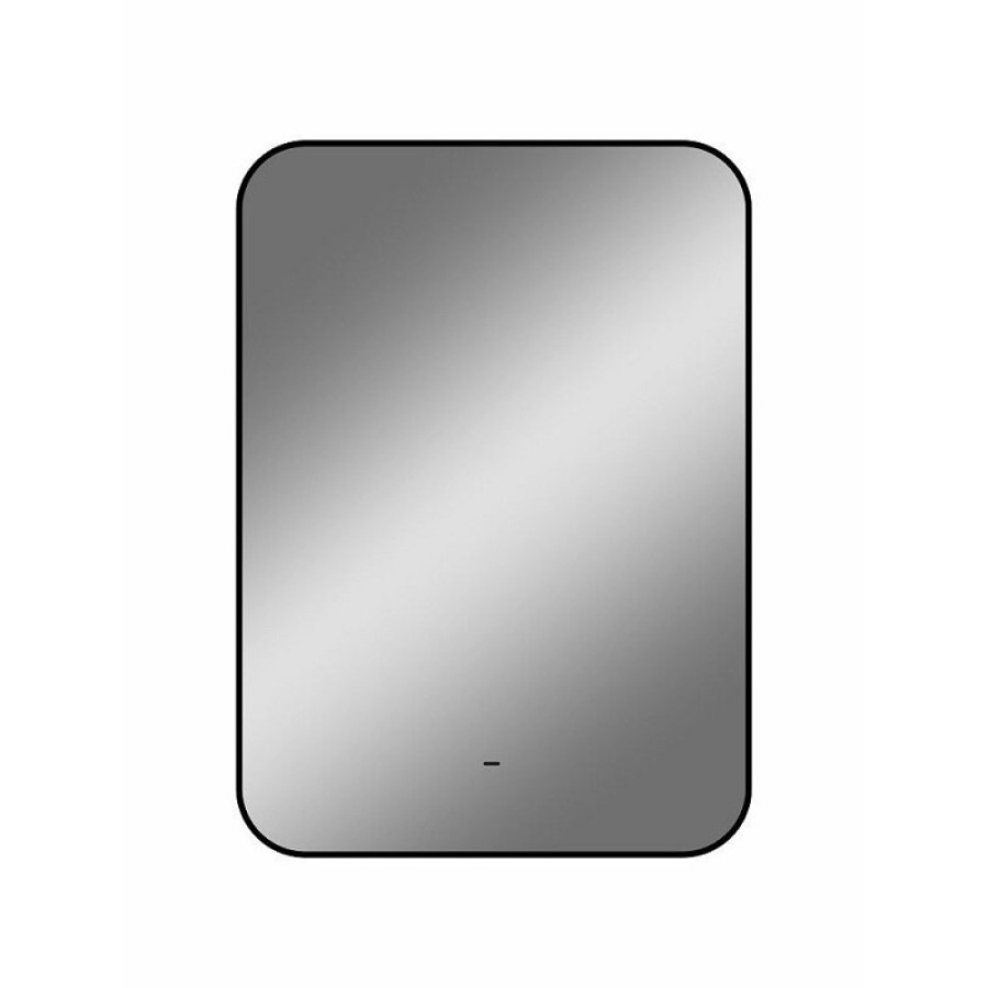 Зеркало Art&Max Siena, AM-Sie-500-700-DS-F, 50 см, с LED-подсветкой, инфракрасный сенсор, датчик движения, диммер, цвет черный