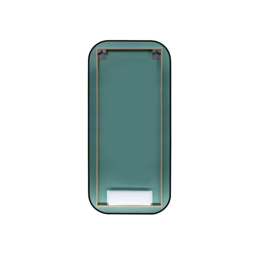 Зеркало Art&Max Siena, AM-Sie-600-1000-DS-F, 60 см, с LED-подсветкой, инфракрасный сенсор, датчик движения, диммер, цвет черный