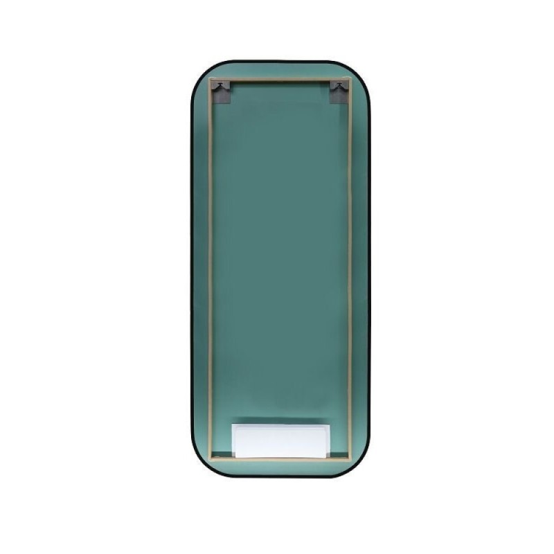 Зеркало Art&Max Siena, AM-Sie-600-1200-DS-F, 60 см, с LED-подсветкой, инфракрасный сенсор, датчик движения, диммер, цвет черный