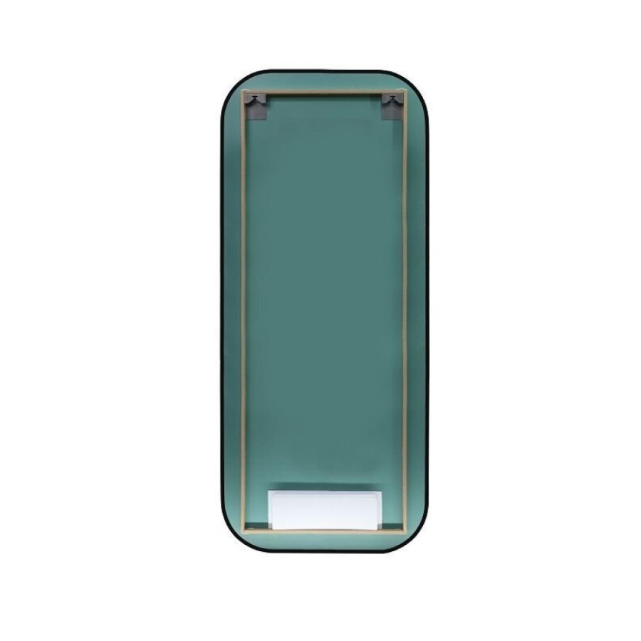 Зеркало Art&Max Siena, AM-Sie-600-1200-DS-F, 60 см, с LED-подсветкой, инфракрасный сенсор, датчик движения, диммер, цвет черный