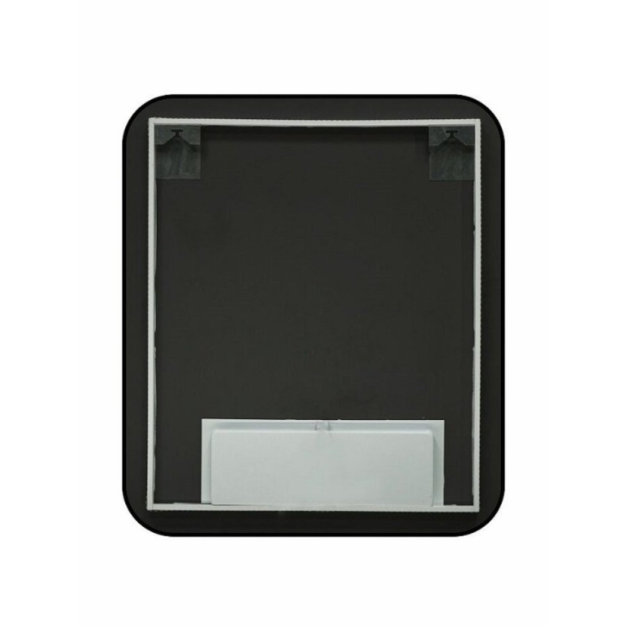Зеркало Art&Max Siena, AM-Sie-600-700-DS-F, 60 см, с LED-подсветкой, инфракрасный сенсор, датчик движения, диммер, цвет черный
