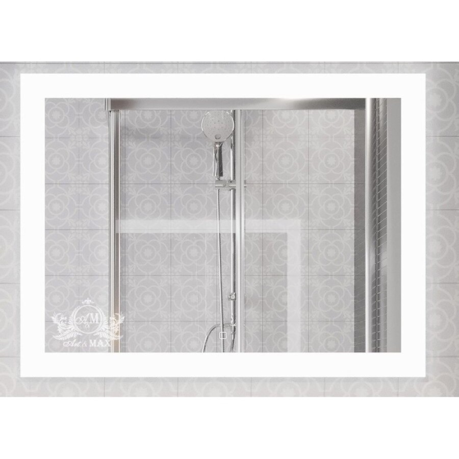 Зеркало Art&Max Soli AM-Sol-915-685-DS-F-H 91.5 x 68.5 см с подсветкой, диммер, антизапотевание