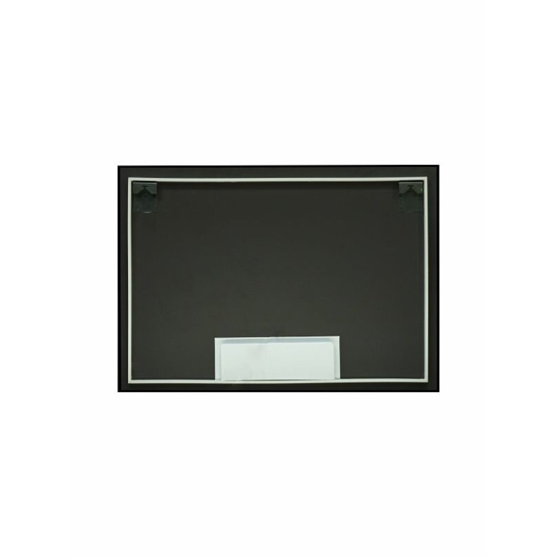 Зеркало Art&Max Sorrento, AM-Sor-1000-700-DS-F, 100 см, с LED-подсветкой, инфракрасный сенсор, датчик движения, диммер, цвет черный
