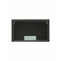 Зеркало Art&Max Sorrento, AM-Sor-1200-700-DS-F, 120 см, с LED-подсветкой, инфракрасный сенсор, датчик движения, диммер, цвет черный
