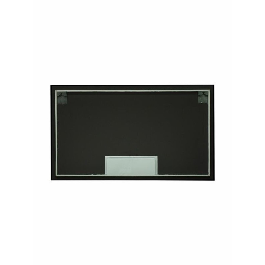 Зеркало Art&Max Sorrento, AM-Sor-1200-700-DS-F, 120 см, с LED-подсветкой, инфракрасный сенсор, датчик движения, диммер, цвет черный