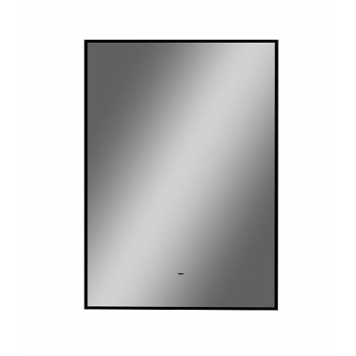 Зеркало Art&Max Sorrento, AM-Sor-500-700-DS-F, 50 см, с LED-подсветкой, инфракрасный сенсор, датчик движения, диммер, цвет черный